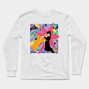 Fighting Cats Long Sleeve T-Shirt